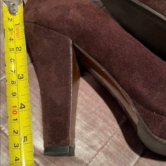 Miu MIU Brown Suede Platform Pumps - Picture 14 of 14
